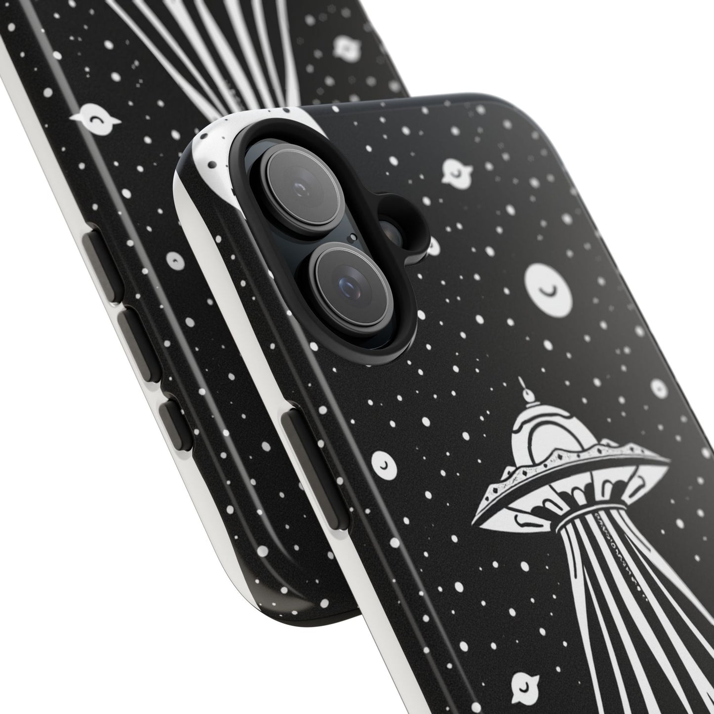 Galaxy UFO Tough Phone Case - Durable Protection with Unique Space Design