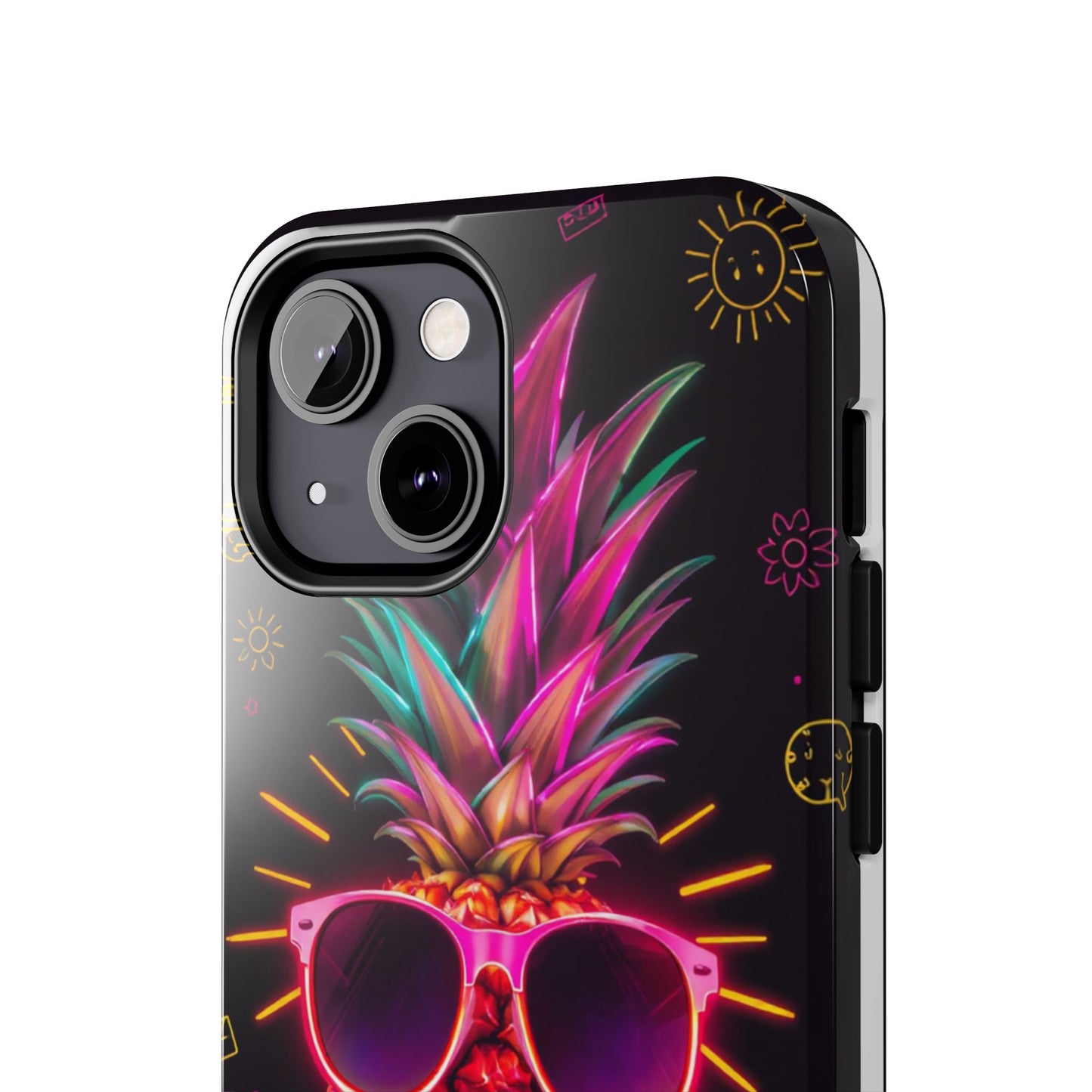 Tough Pineapple Phone Case - Cool, Vibrant Design Perfect for Summer Vibes