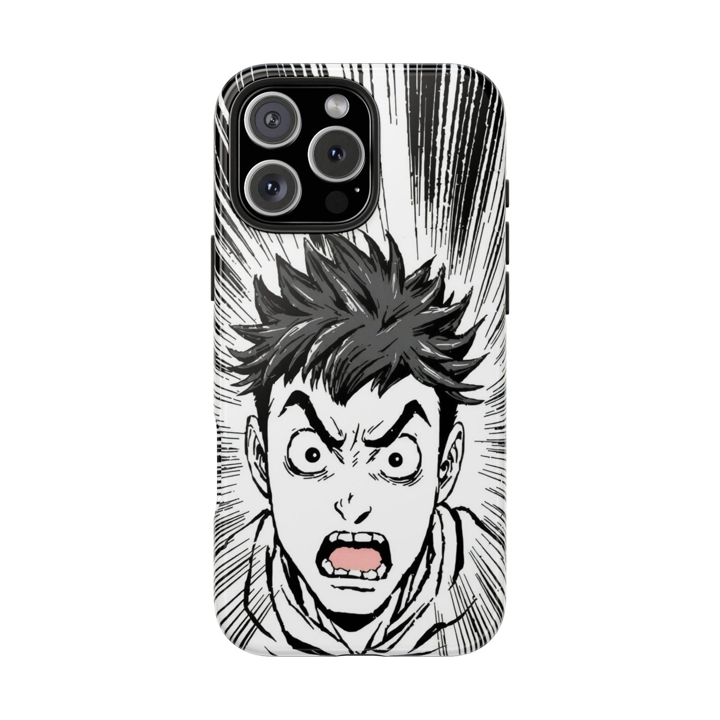 Intense Graphic Phone Case - Tough Design for Anime Fans