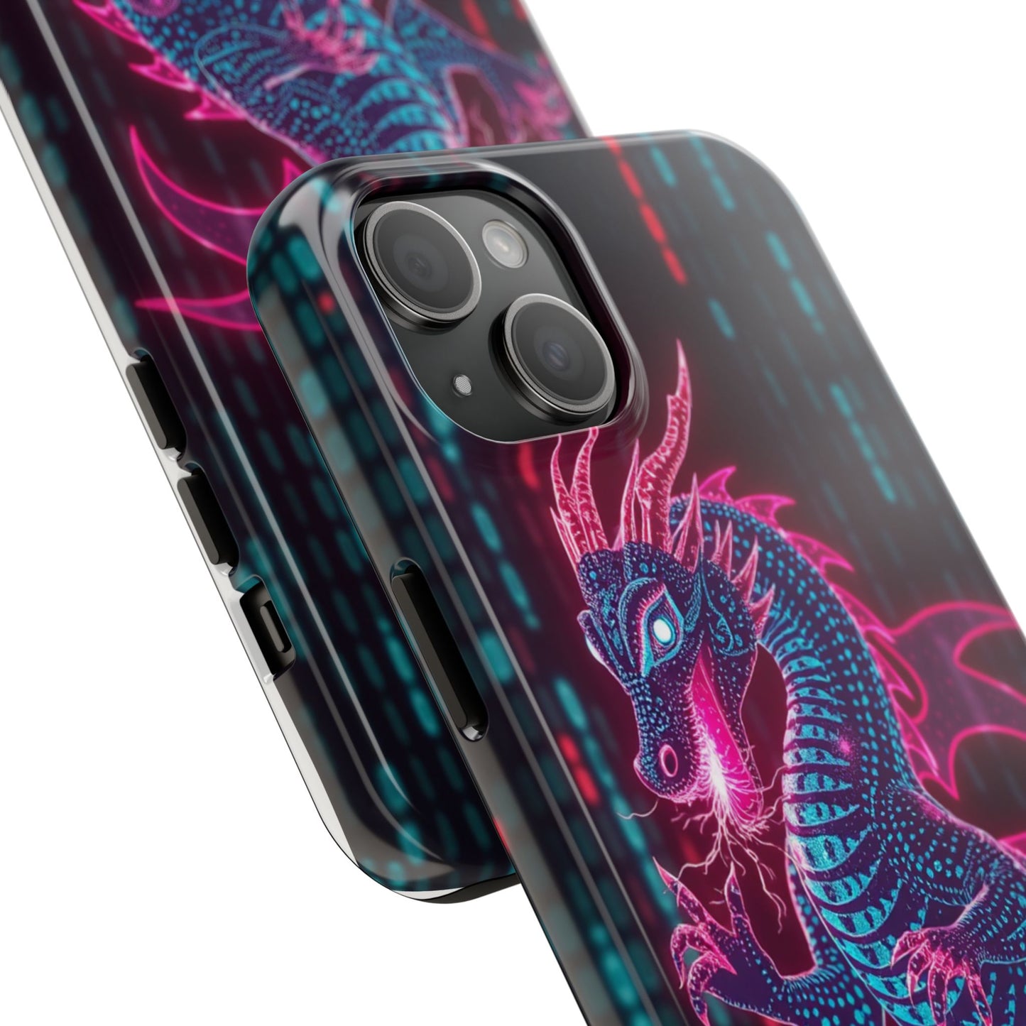 Electrifying Dragon Phone Case - Tough, Stylish Protection for Fantasy Lovers