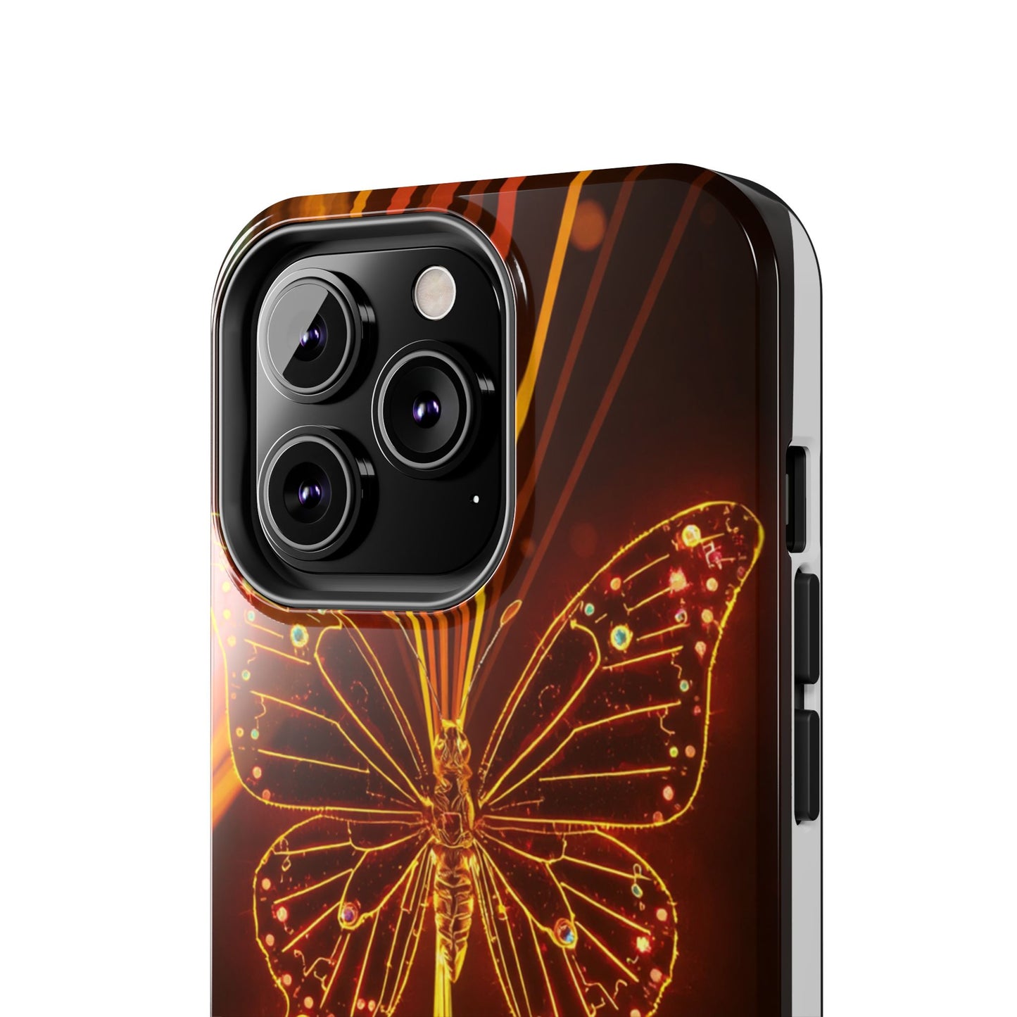 Elegant Butterfly Tough Phone Case - Stylish Protection for Nature Lovers