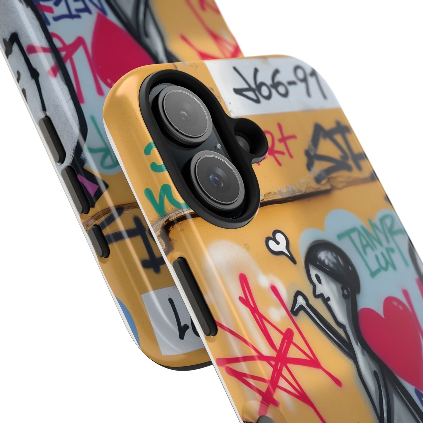 Urban Cupid Graffiti Tough Phone Case - Durable Protection with Street Art Vibe - for iPhone