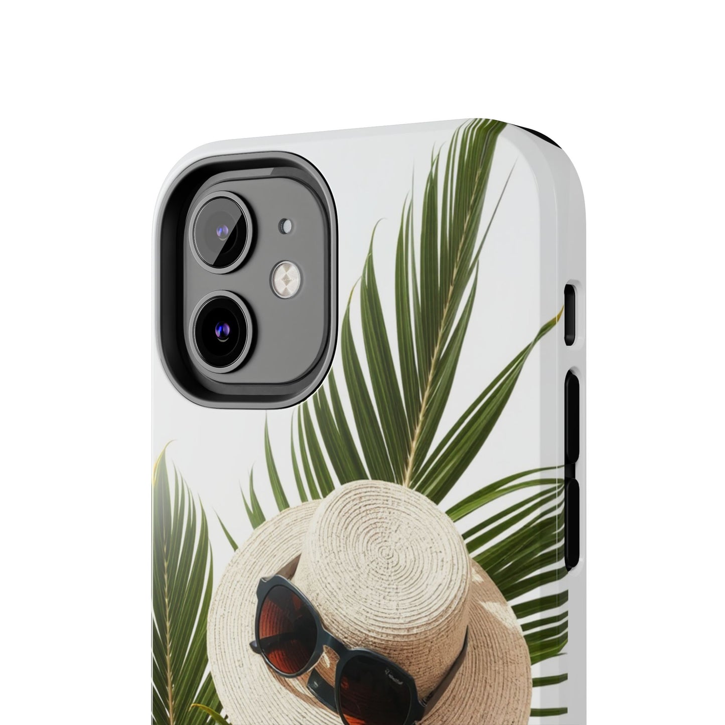 Tropical Phone Case - Summer Vibes with Hat & Sunglasses Design