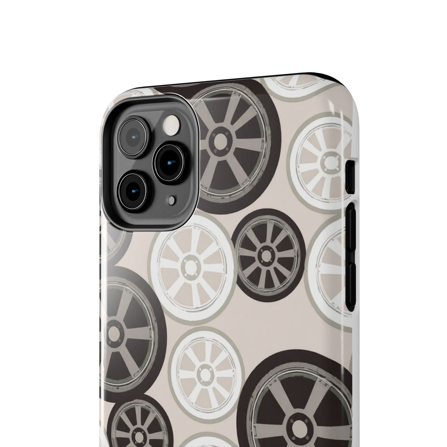 Racing Wheel Design Tough Phone Case – Durable Protection for Automotive Enthusiasts