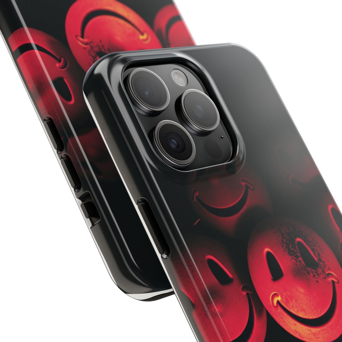 Smiley Face Tough Phone Case - Durable Protection with Fun Design