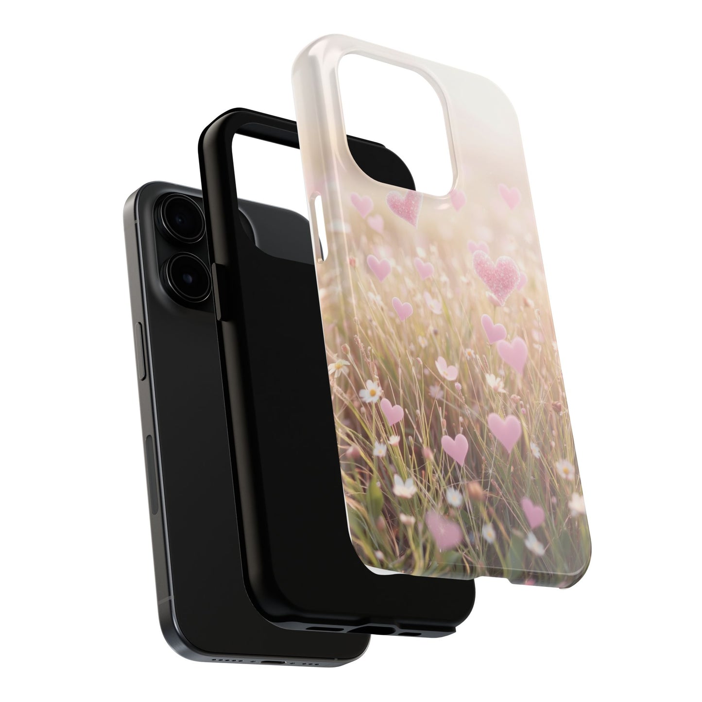 Romantic Hearts Tough Phone Case - Perfect for Lovers and Celebrations
