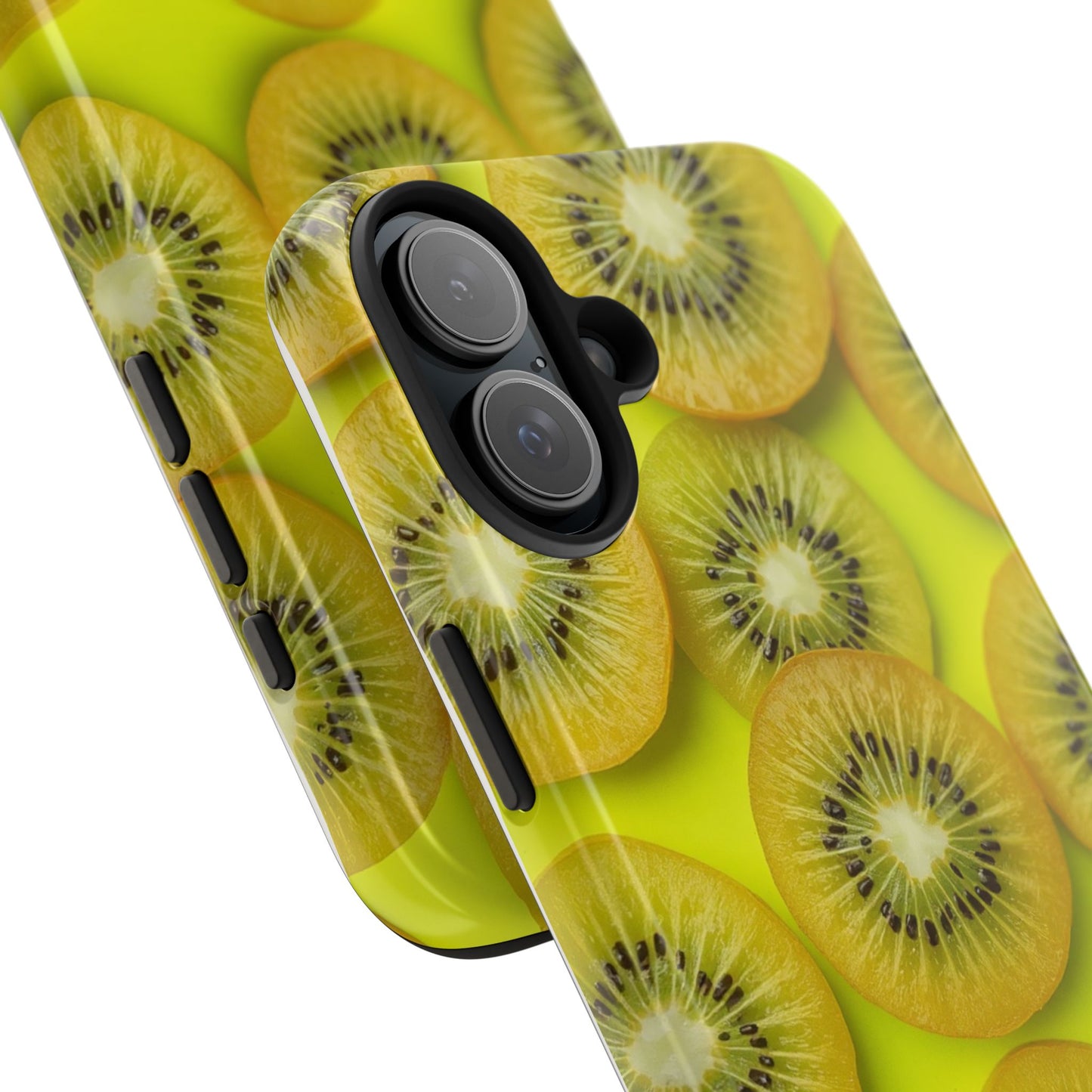 Vibrant Kiwi Tough Phone Case - Bright Yellow Design for Fruit Lovers