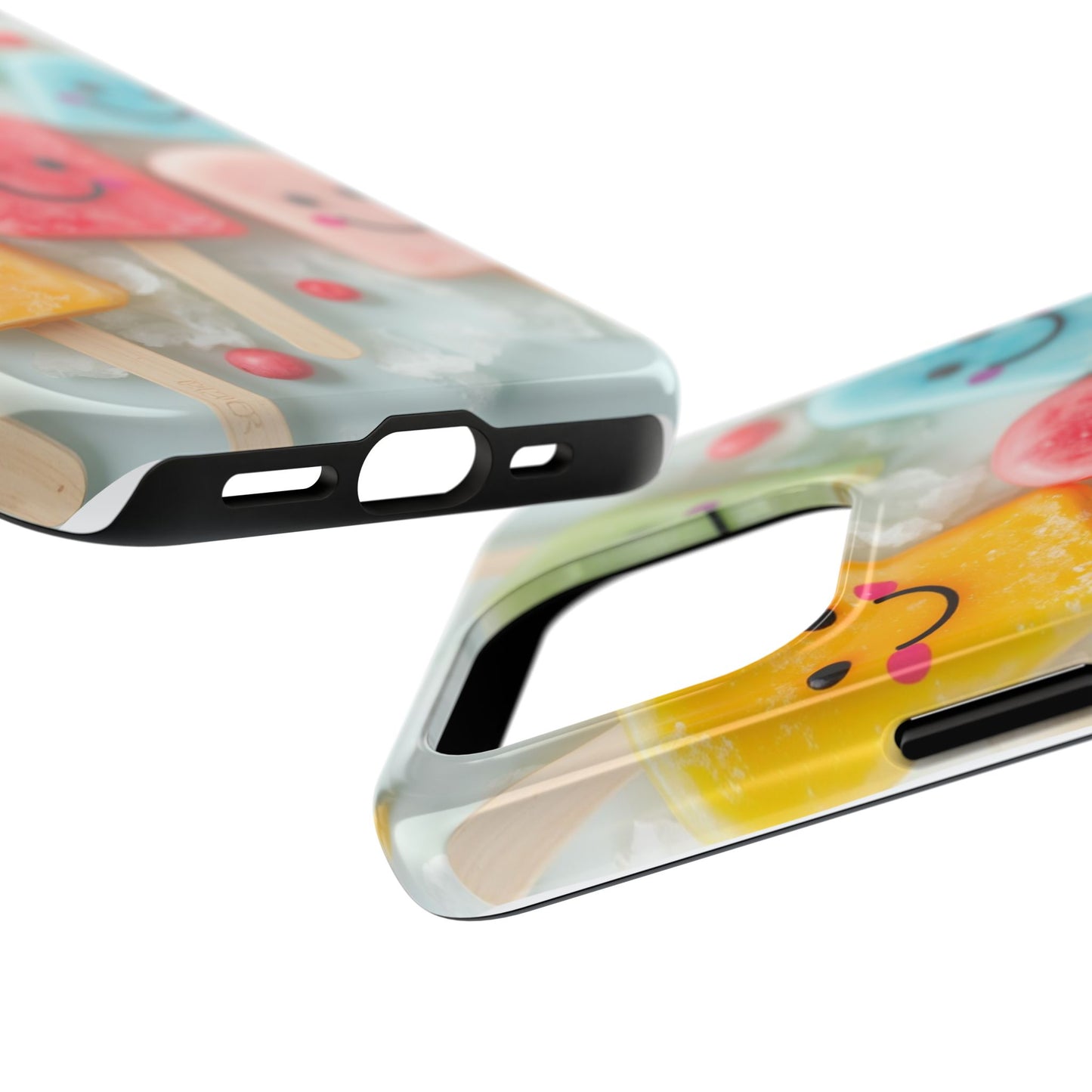 Cute Smile Popsicle Tough Phone Case - Fun Protection for Your Device