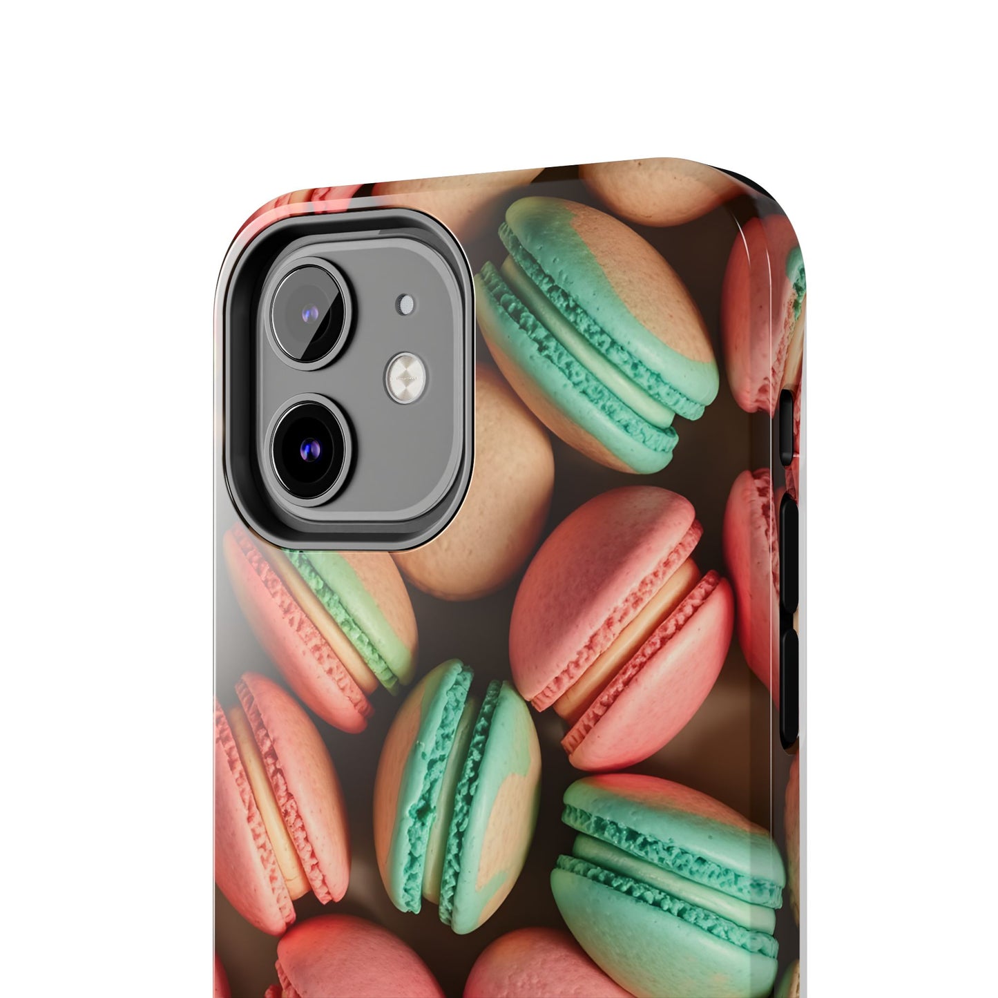 Colorful Tasty Macarons Tough Phone Case - Durable Protection with Sweet Aesthetic - for iPhone