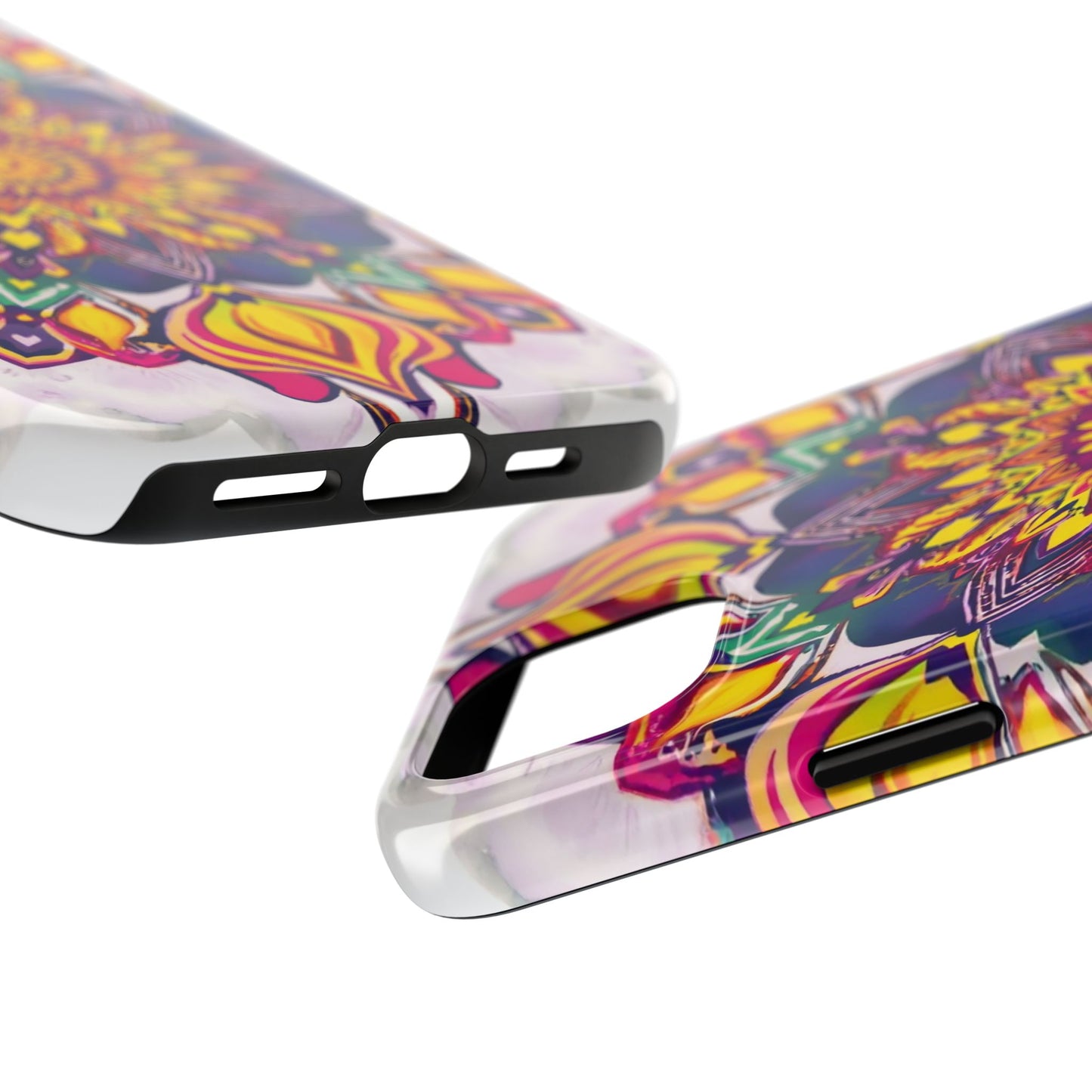 Vibrant Mandala Tough Phone Case - Boho Style Protection - for iPhone