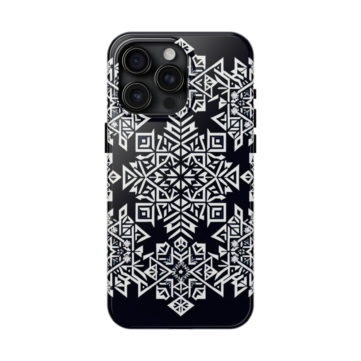 Winter Wonderland Tough Phone Case - Digital Snowflake - for iPhone