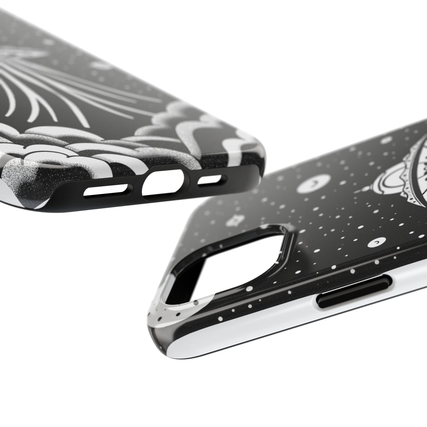 Galaxy UFO Tough Phone Case - Durable Protection with Unique Space Design