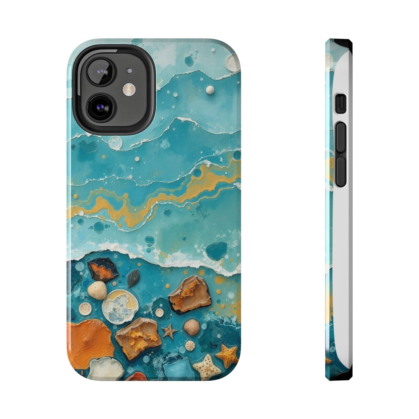 Ocean-Inspired Tough Phone Cases - Coastal Beach Vibe, Easy Accessory for Beach Lovers