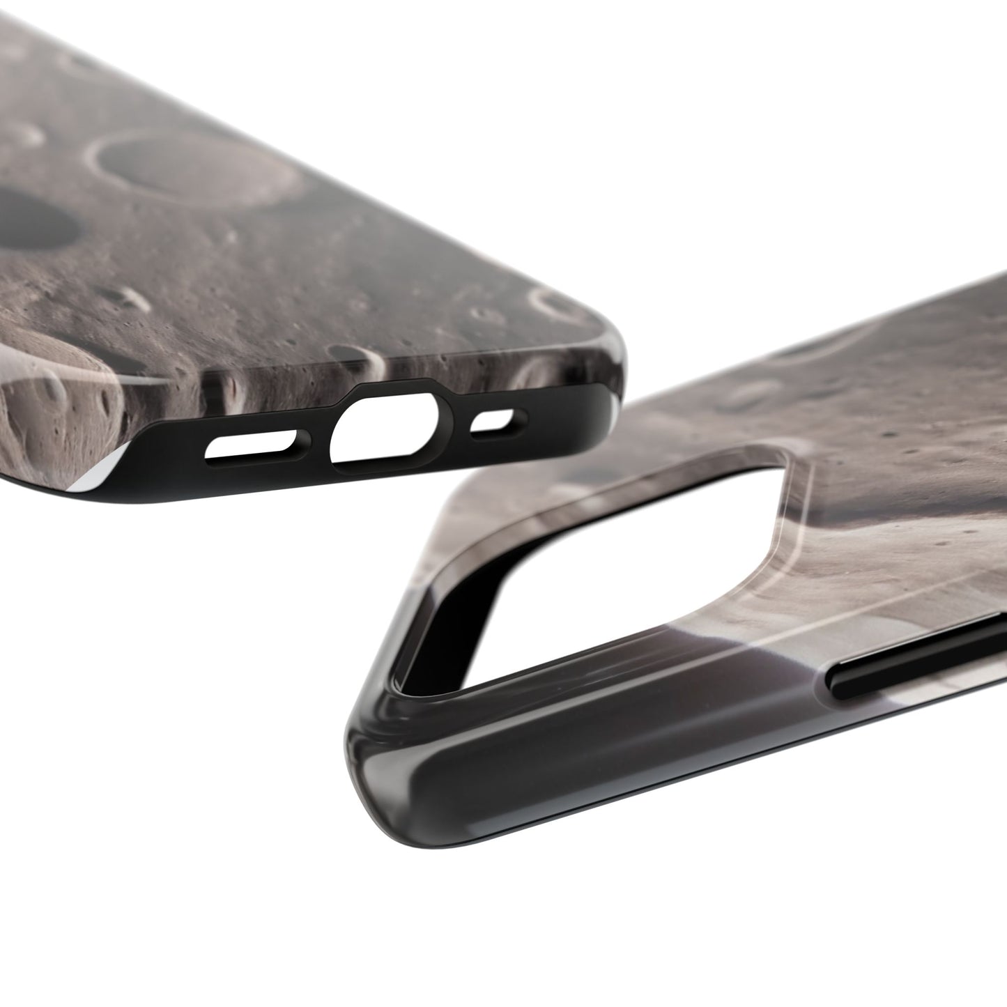 Celestial Moon Surface Tough Phone Case | Durable Space-Themed Design - for iPhone