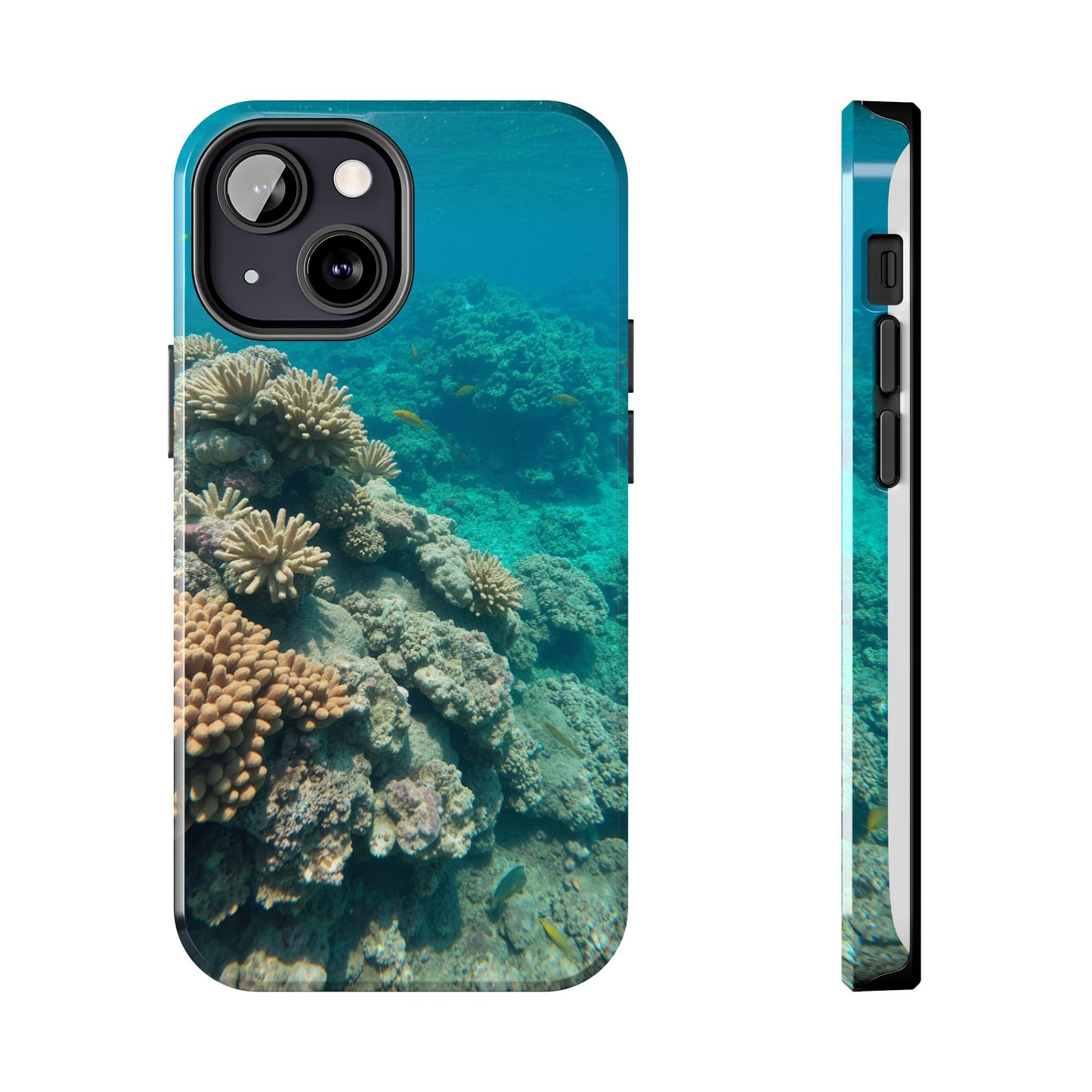 Coral Reef Tough Phone Case - Ocean Vibes Protection for Adventure Lovers