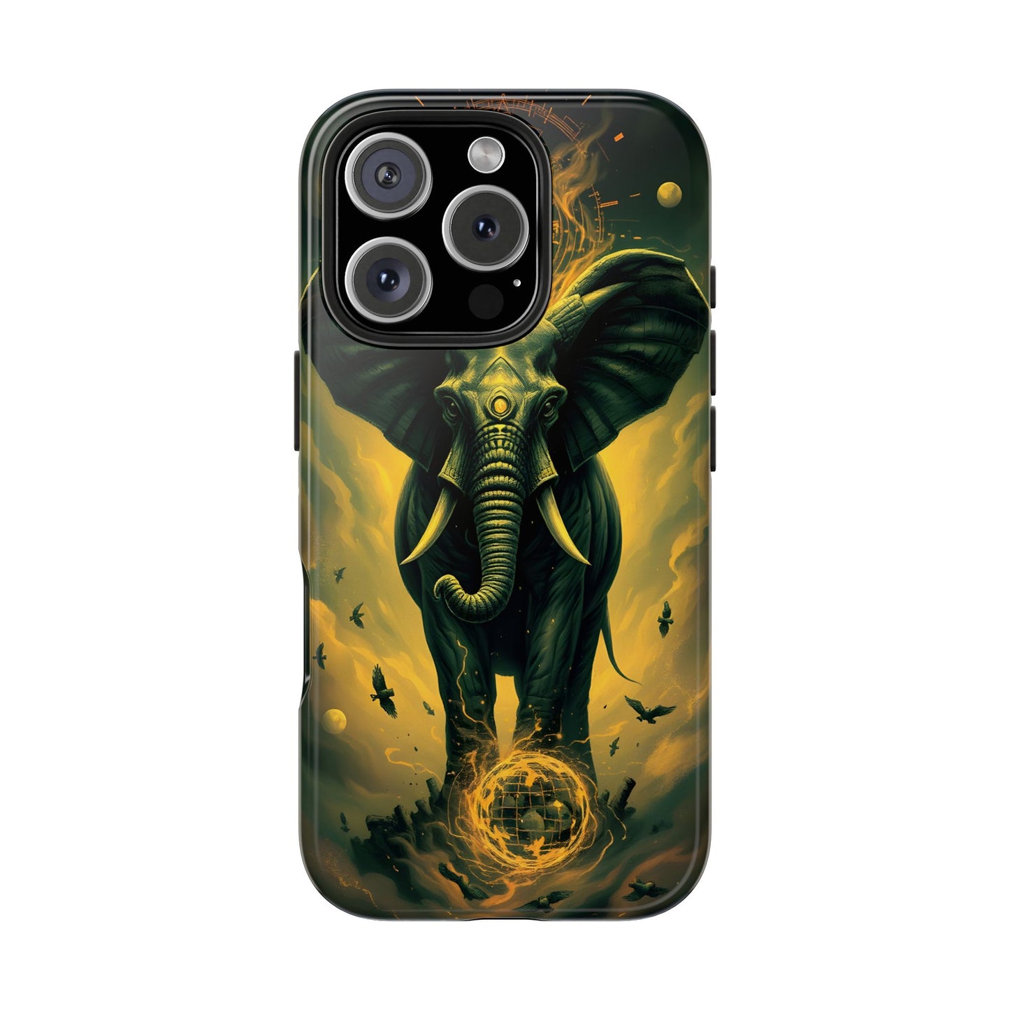 Majestic Elephant Clouds Tough Phone Case - Durable Protection with Bold Design - for iPhone