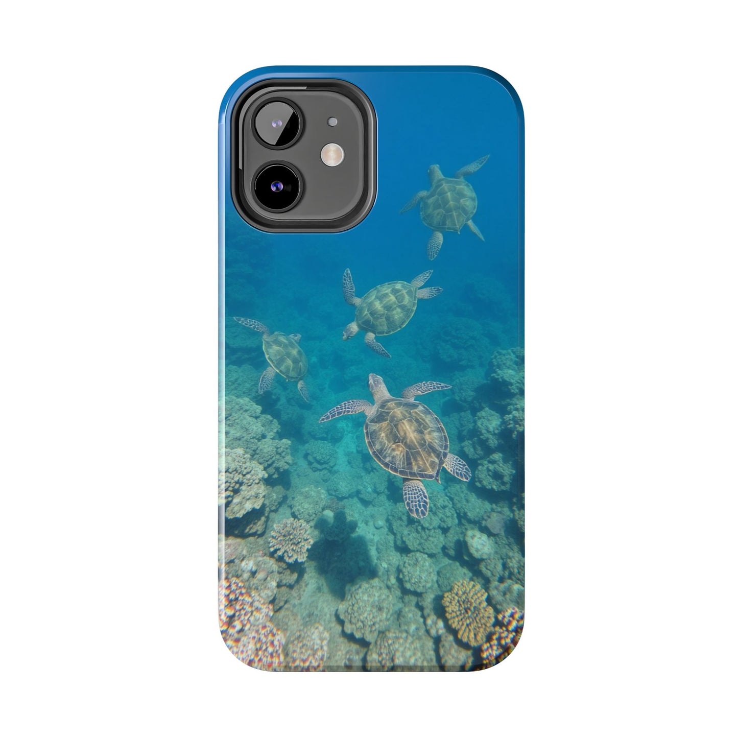 Ocean Turtle Tough Phone Cases - Durable Protection with Marine Art