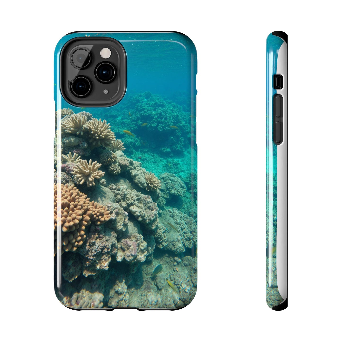 Coral Reef Tough Phone Case - Ocean Vibes Protection for Adventure Lovers