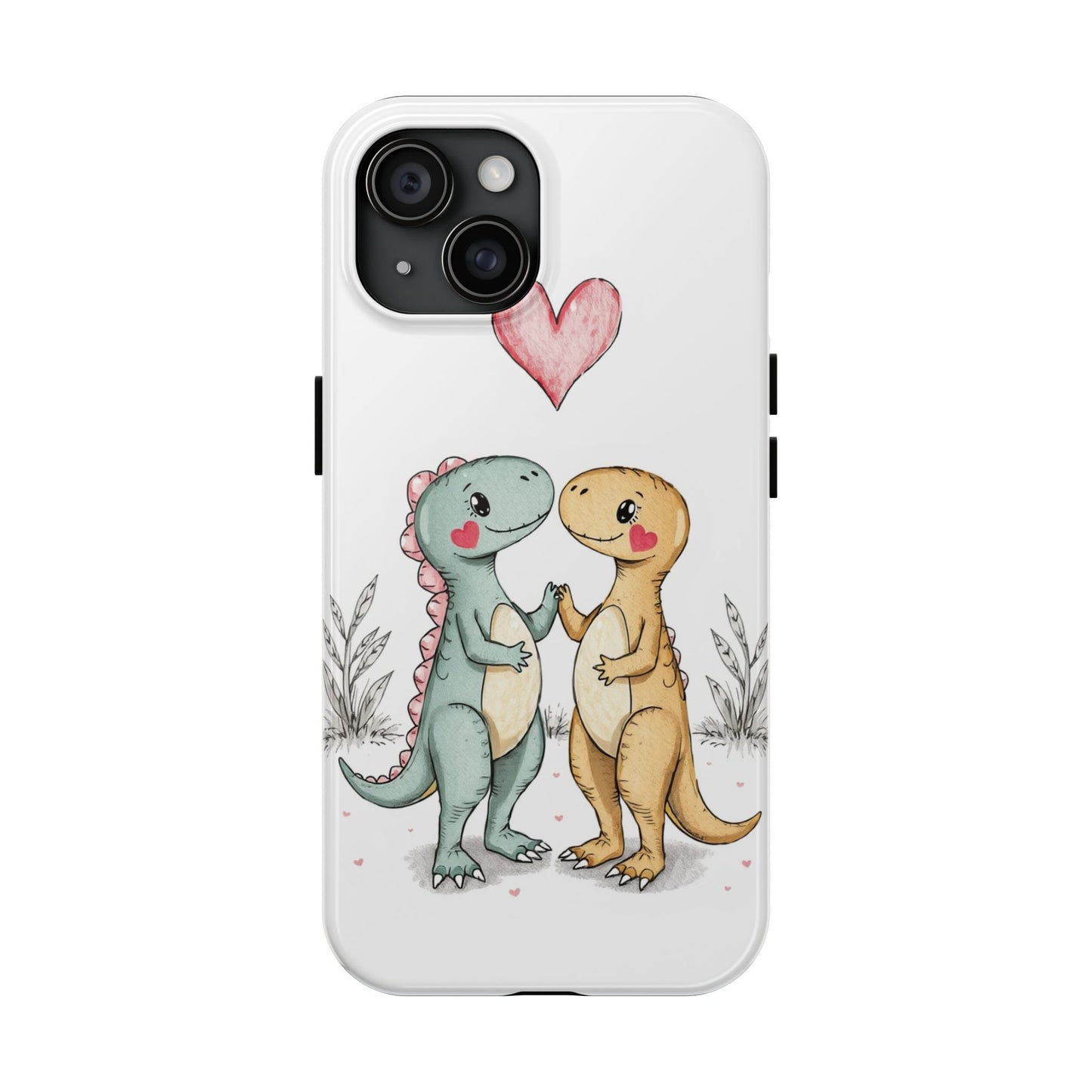 Dino Couples - Tough Phone Case for iPhone