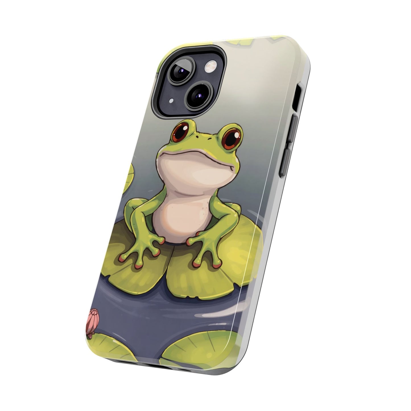 Cute Frog Tough Phone Case - Durable Protection with Nature Vibe