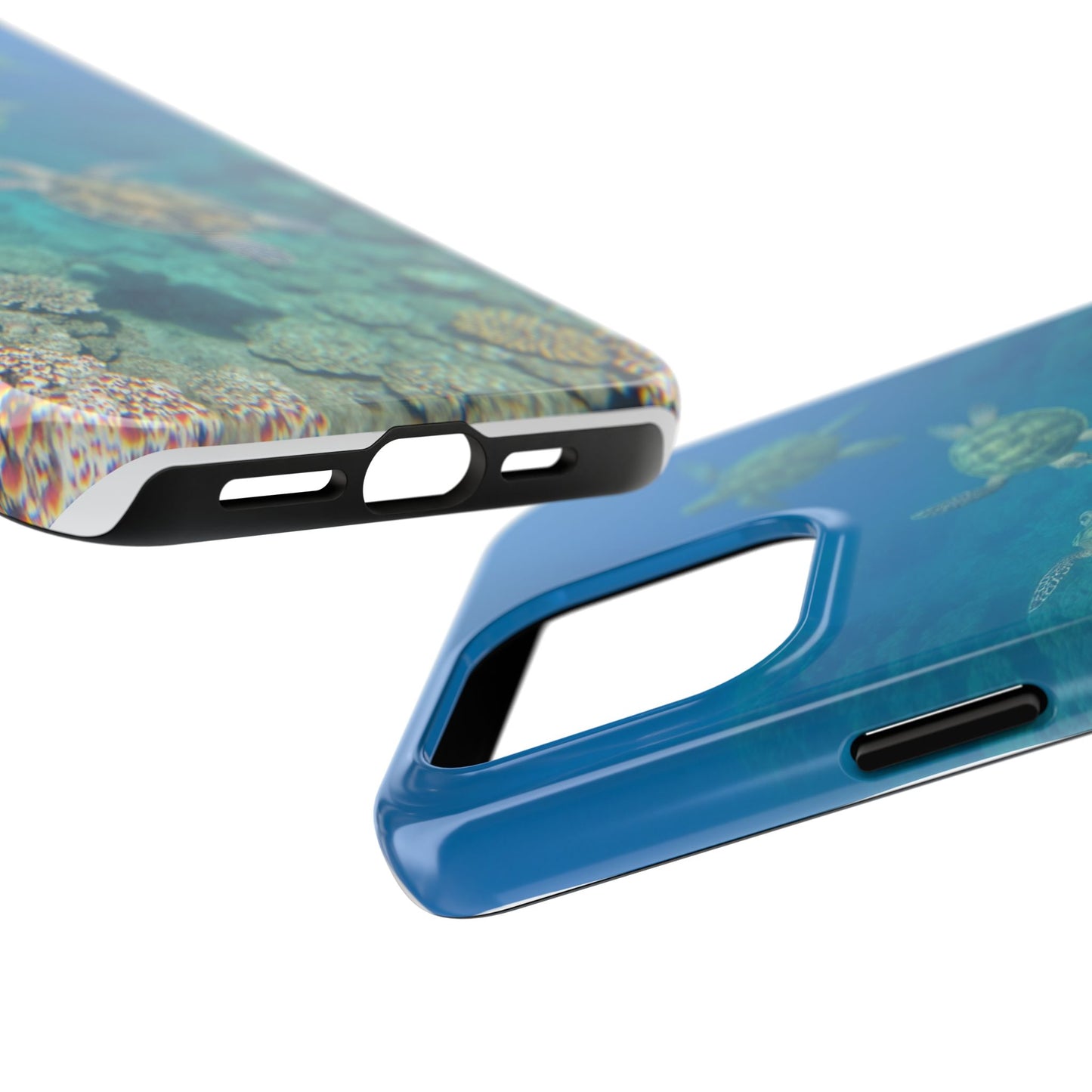Ocean Turtle Tough Phone Cases - Durable Protection with Marine Art