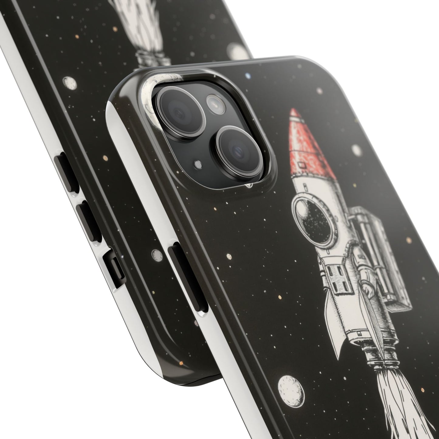 Cool Tough Phone Case for iPhone - Astro-Rocket Bond