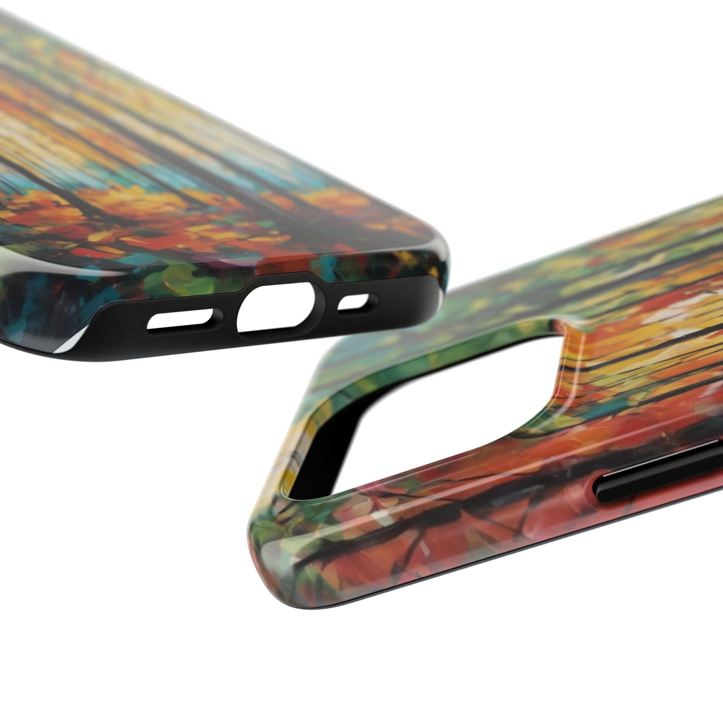 Autumn Forest Tough Phone Case - Colorful Nature Design - for iPhone