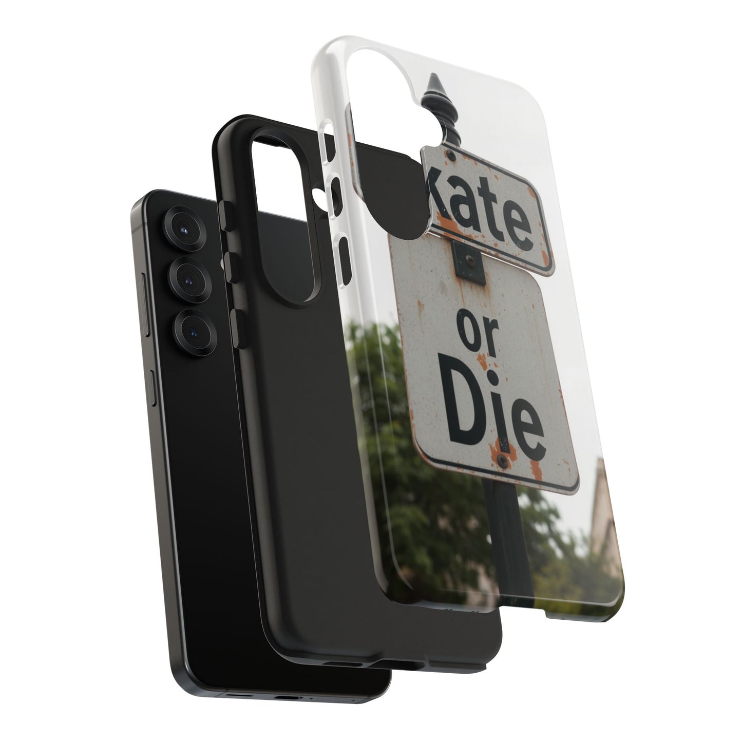 Skate or Die Tough Phone Case - Durable Protection for Skaters