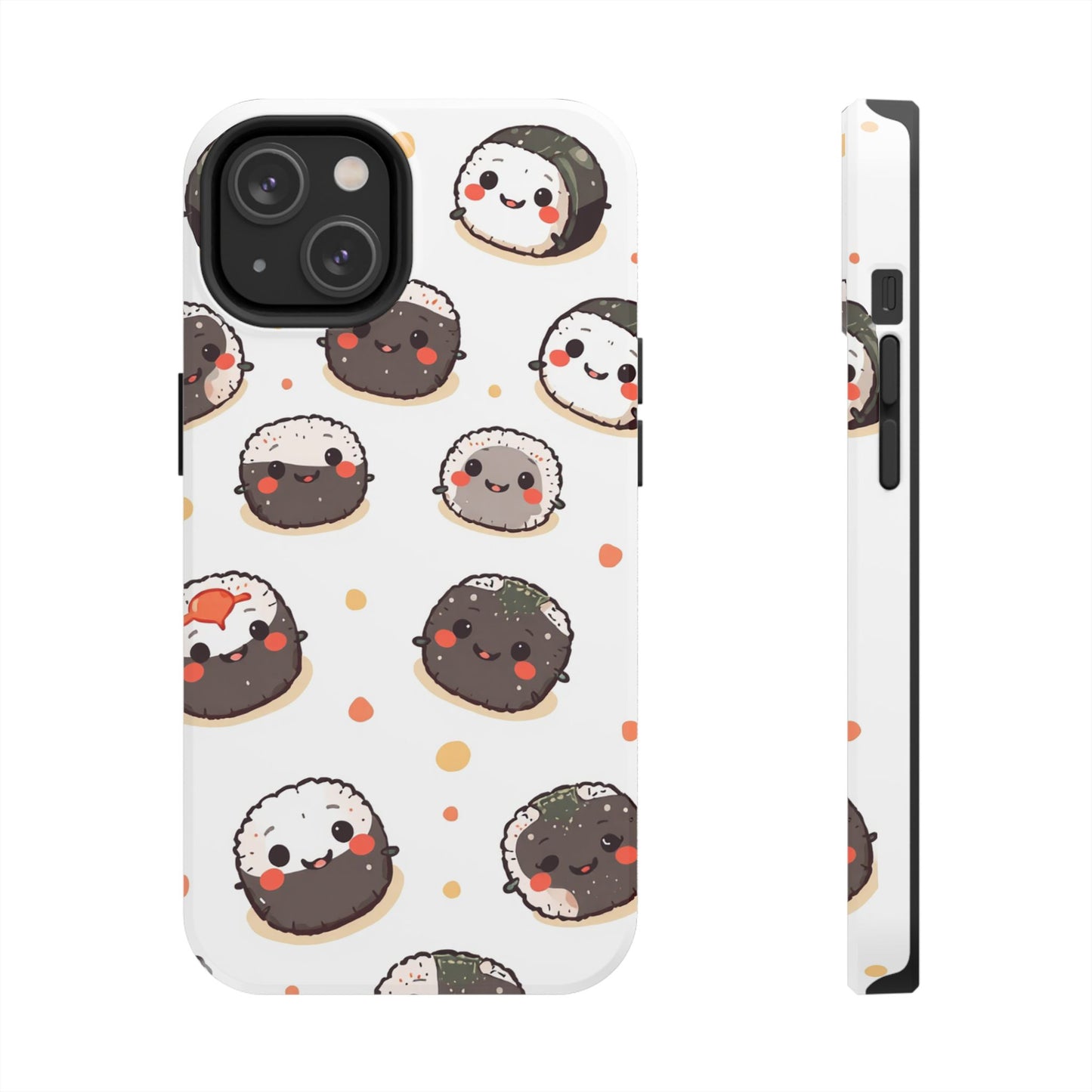 Cute Sushi Tough Phone Case - Kawaii Design for Food Lovers