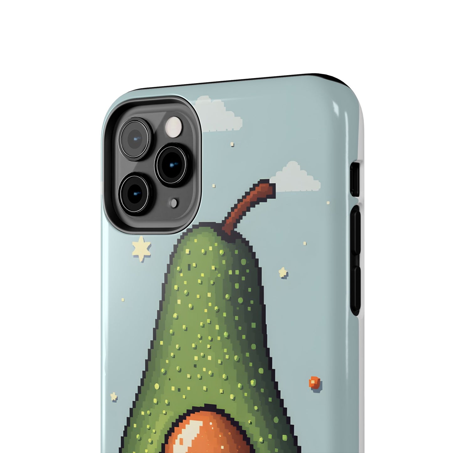 Pixel Avocado Tough Phone Case - Perfect for Foodies & Nature Lovers - for iPhone