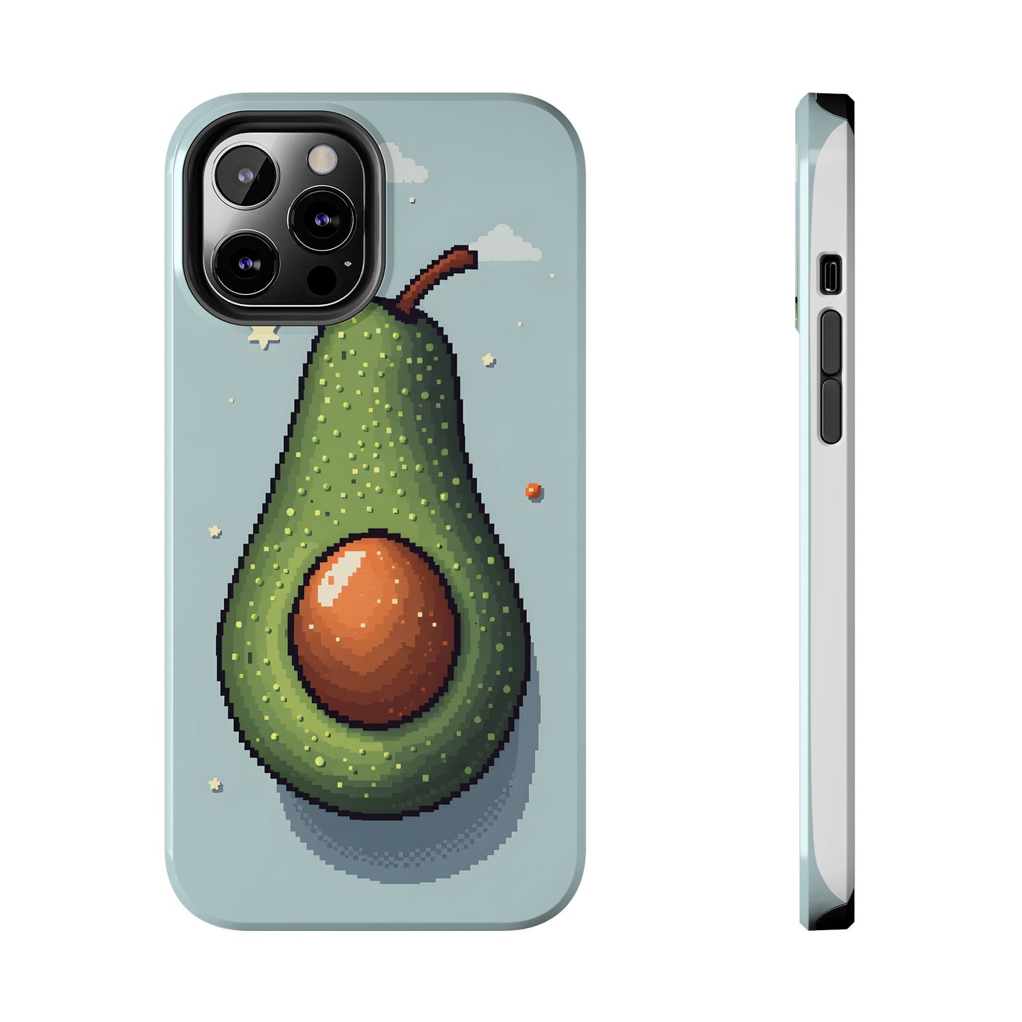 Pixel Avocado Tough Phone Case - Perfect for Foodies & Nature Lovers - for iPhone