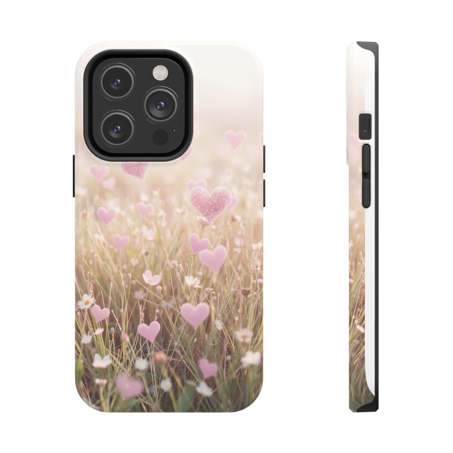 Romantic Hearts Tough Phone Case - Perfect for Lovers and Celebrations