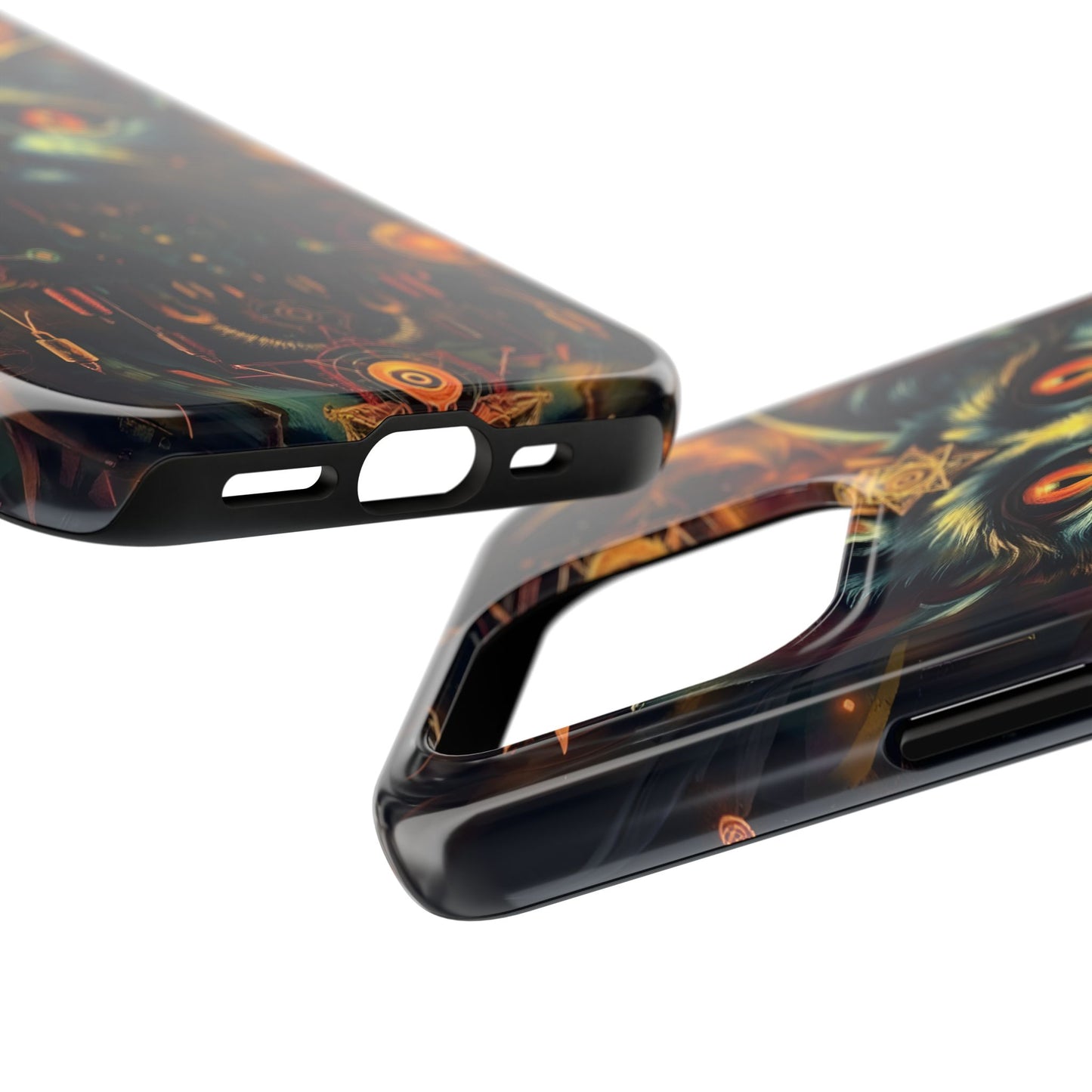Mystical Cat Queen Tough Phone Case – Unique Protection for Cat Lovers - for iPhone
