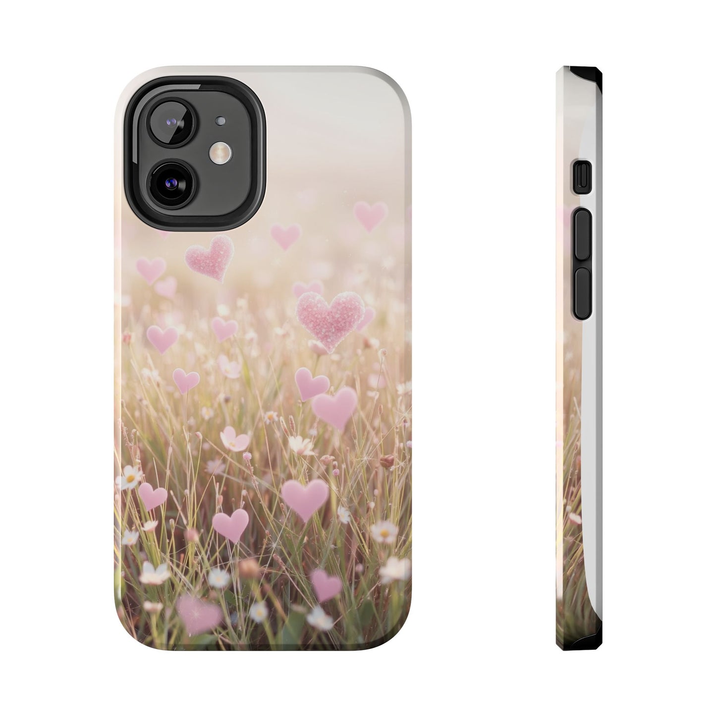 Romantic Hearts Tough Phone Case - Perfect for Lovers and Celebrations