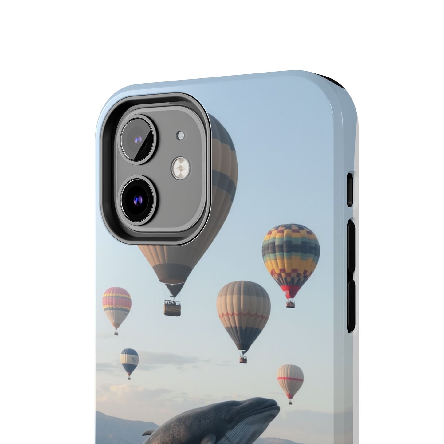 Whale Hot Air Balloon Tough Phone Case - Adventure & Nature Lovers