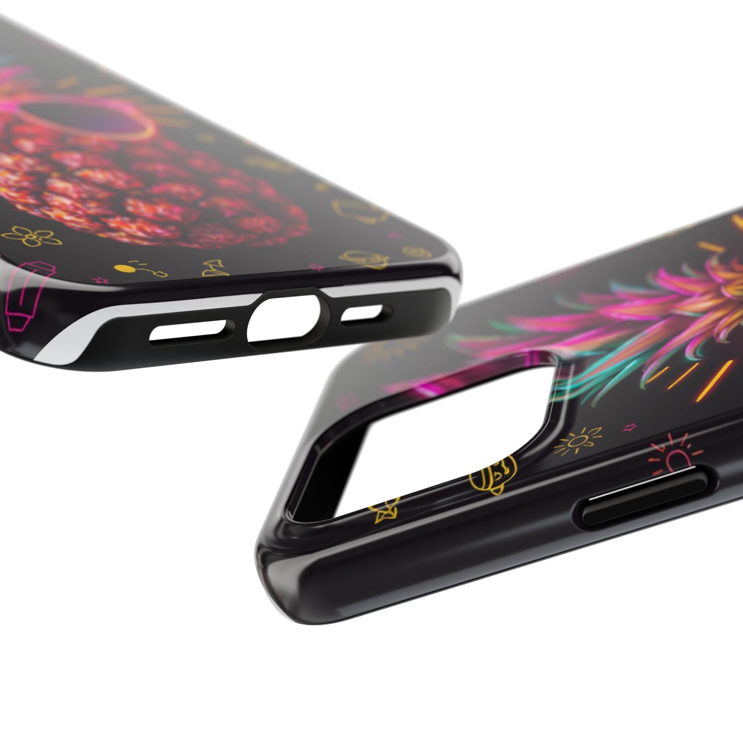 Tough Pineapple Phone Case - Cool, Vibrant Design Perfect for Summer Vibes