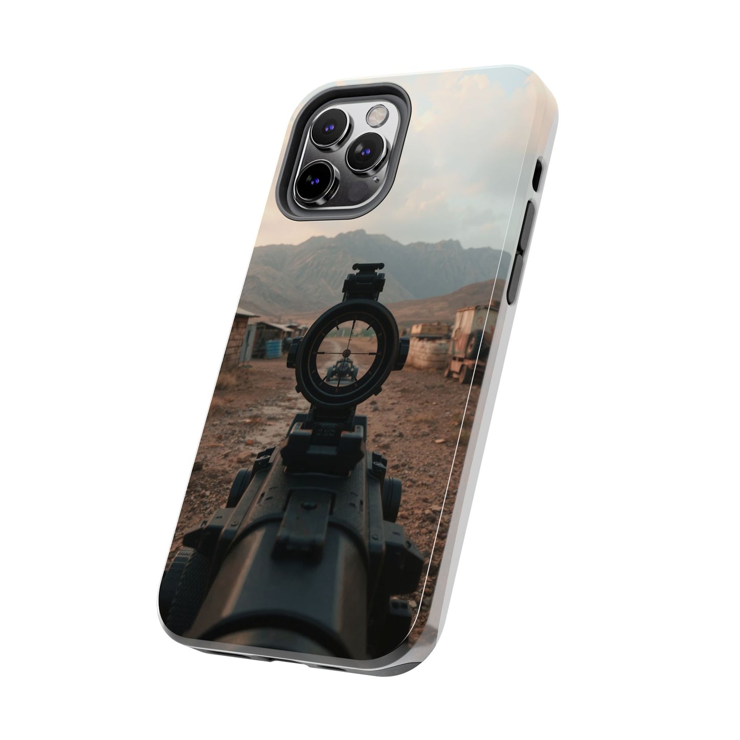 Tough Phone Case - Military Inspired Design with Sniper Scope