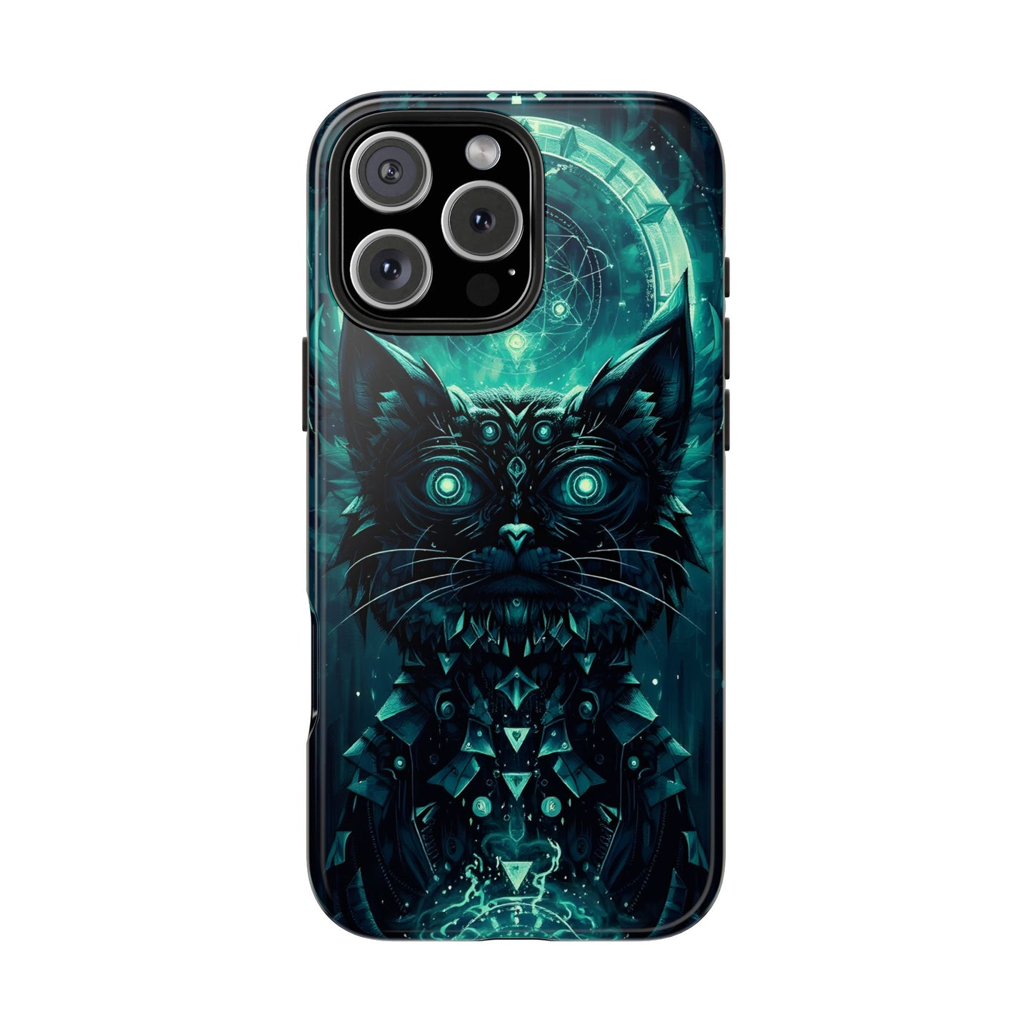Mystical Dark Cat Phone Case - Tough Protective Cover for Cat Lovers - for iPhone