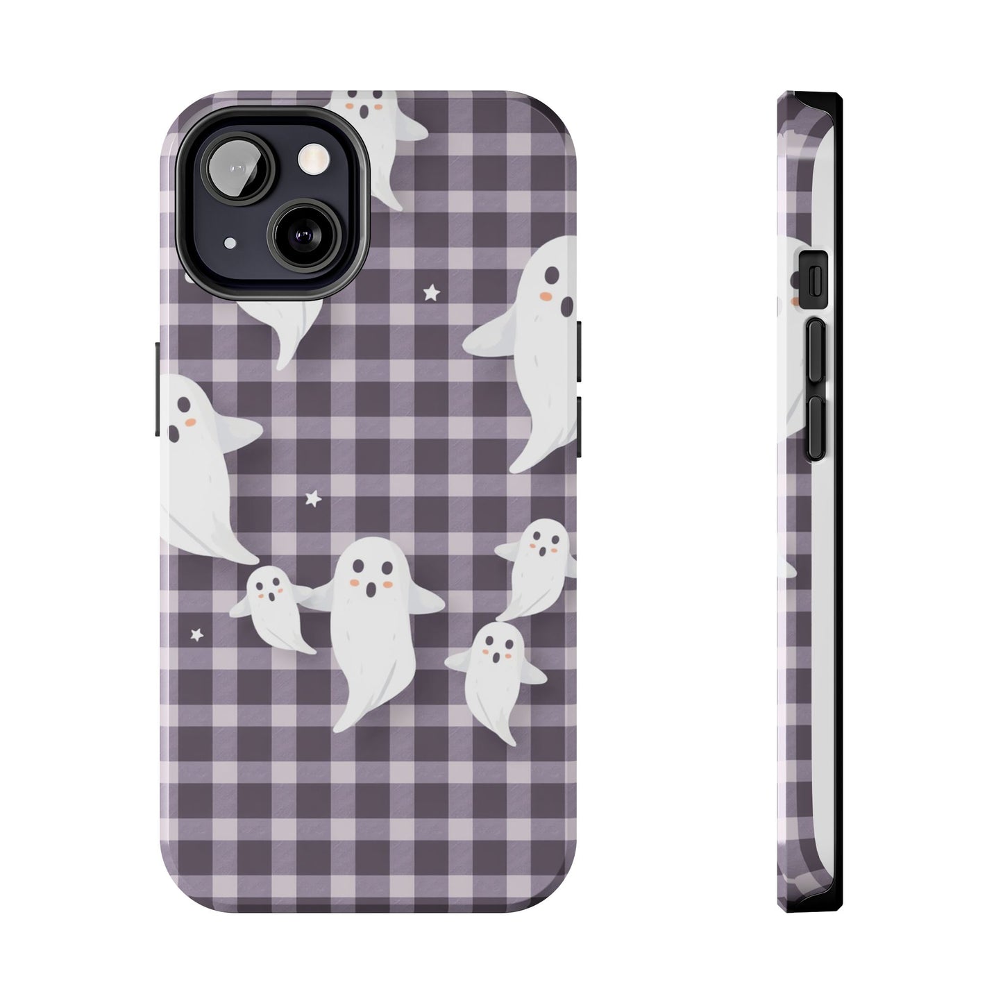 Cute Ghosts Tough Phone Case - Whimsical Halloween Design for Spooky Vibes