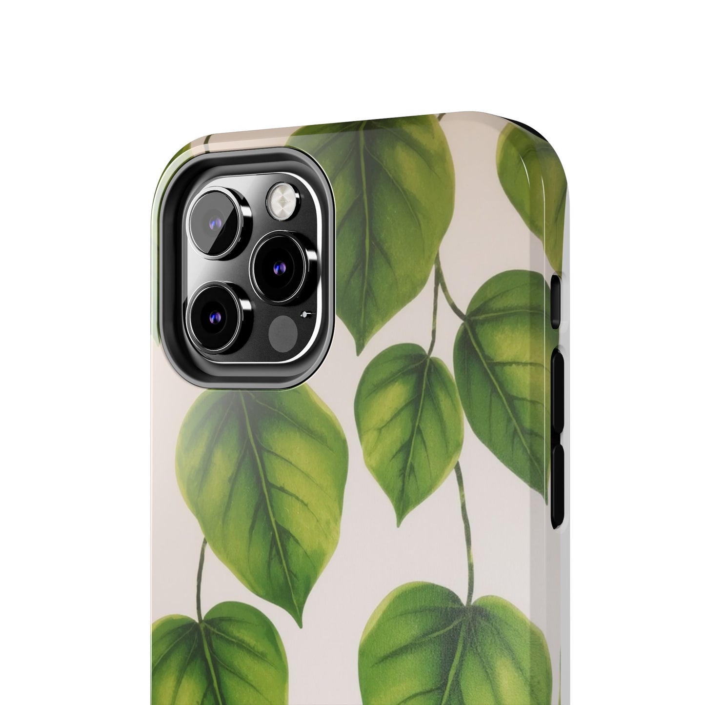 Tough Phone Cases with Green Leaf Design | Eco-Friendly Protection for Nature Lovers