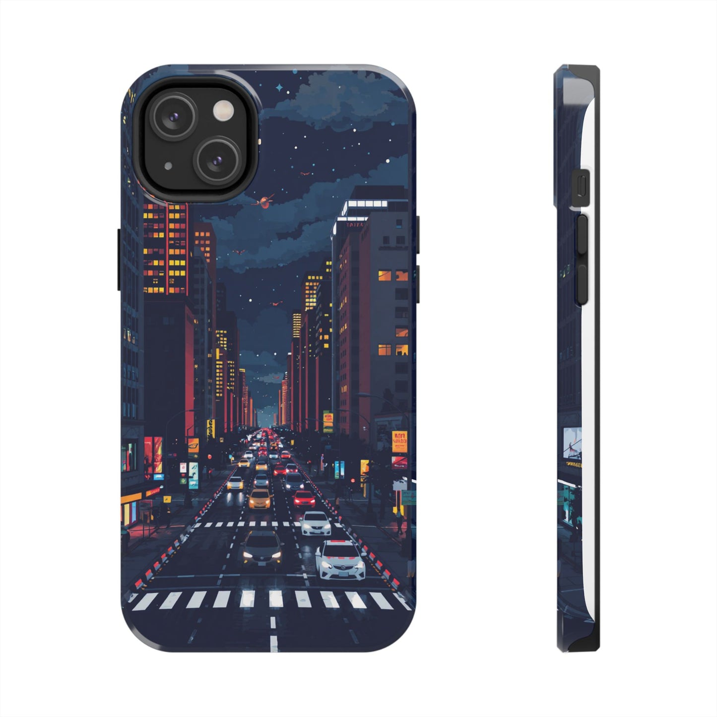 Urban Nightlife Tough Phone Case - Durable & Stylish Protection