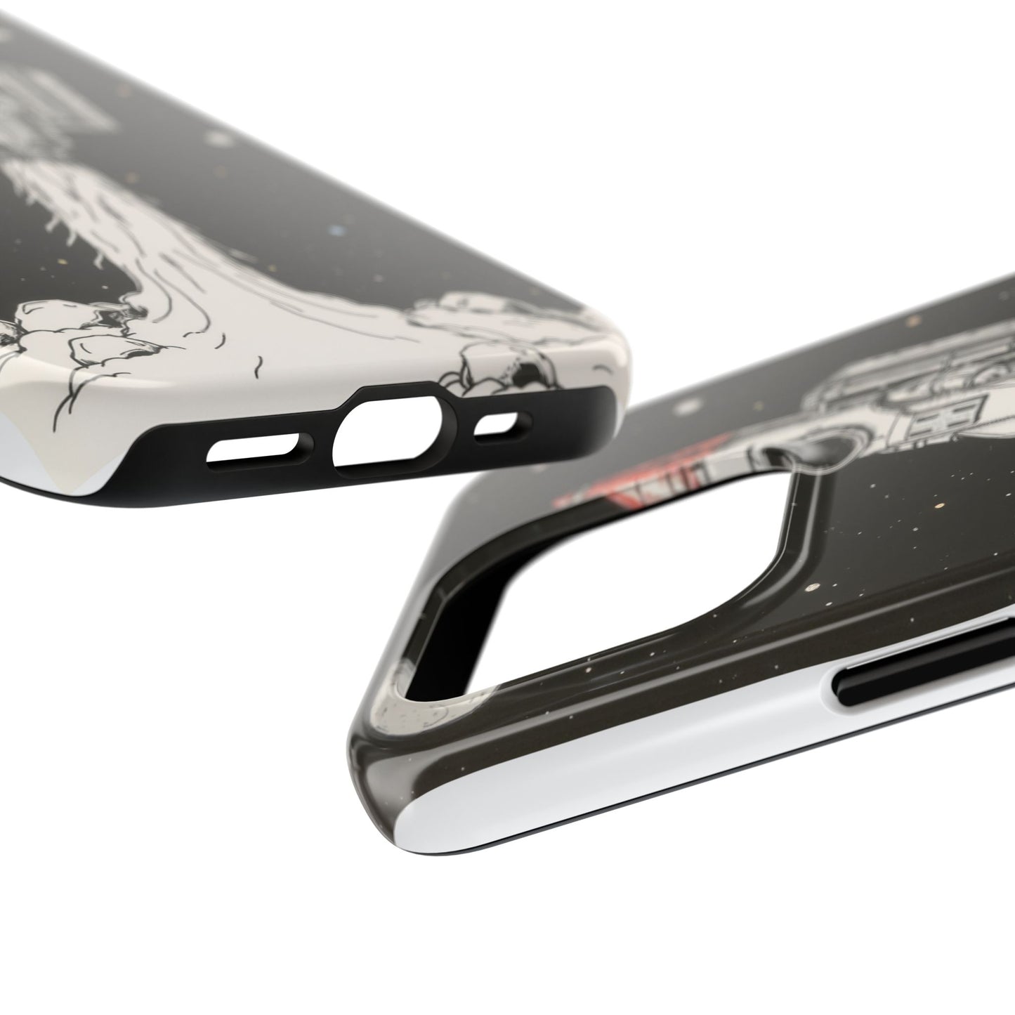 Cool Tough Phone Case for iPhone - Astro-Rocket Bond