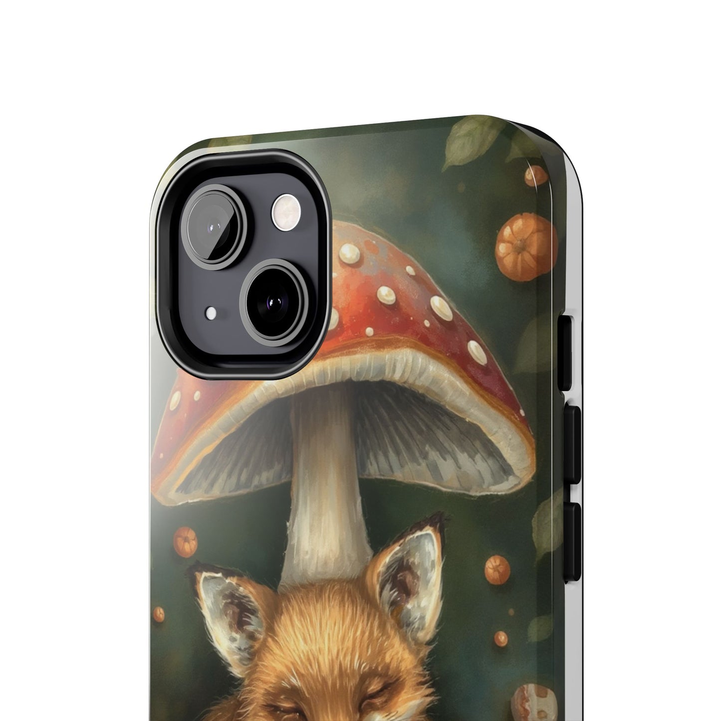 Cute Fox & Mushroom Phone Case - Tough Protective Cover