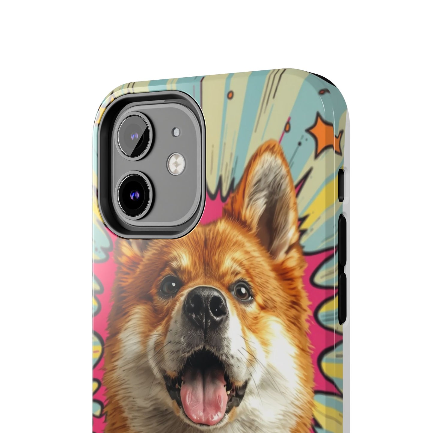 Playful Dog Tough Phone Case - Durable & Stylish Pet Lover Gift