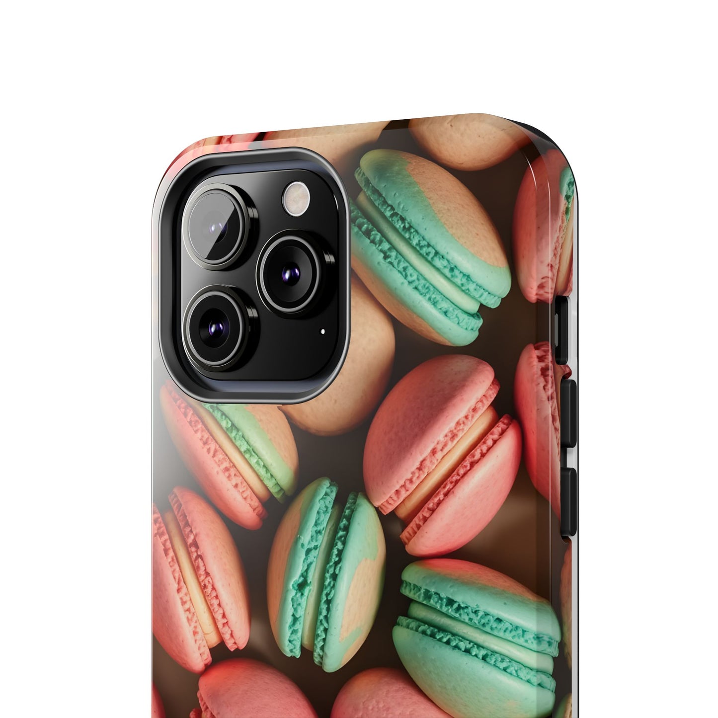 Colorful Tasty Macarons Tough Phone Case - Durable Protection with Sweet Aesthetic - for iPhone