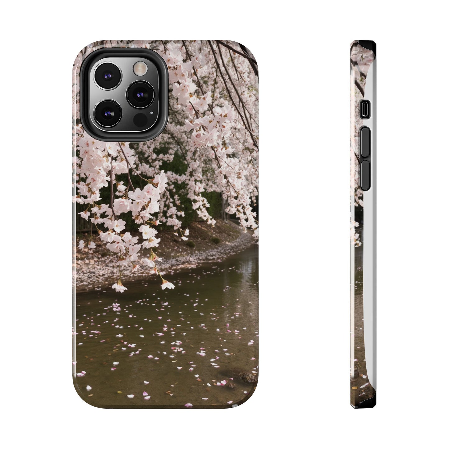 Cherry Blossom Tough Phone Cases - Durable Protection with Floral Serenity