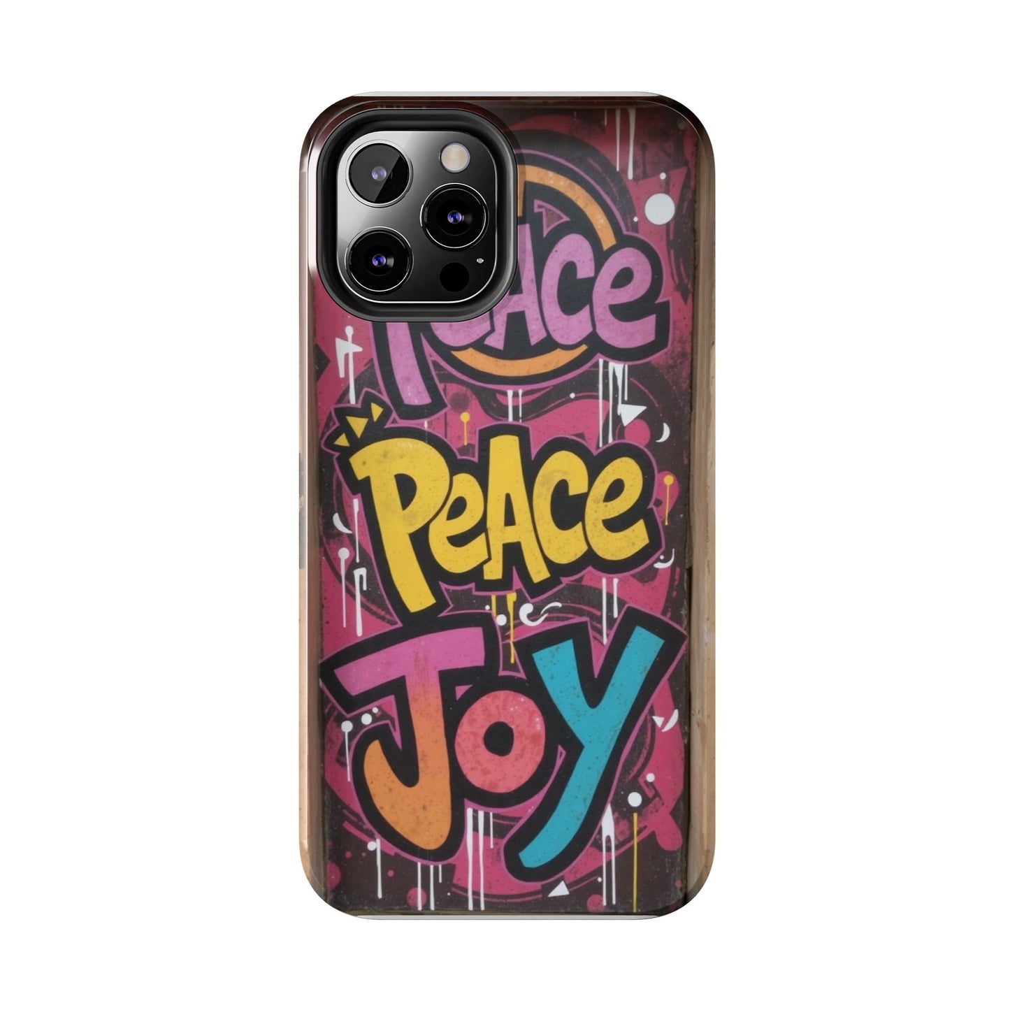 Colorful Peace Joy Tough Phone Case