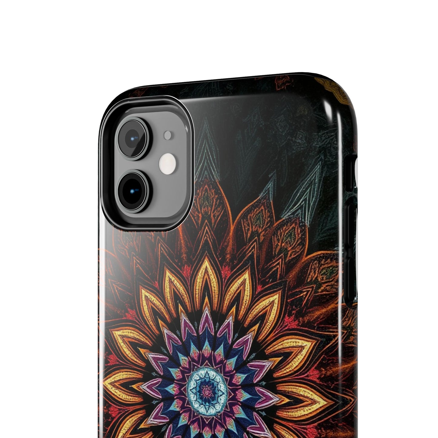 Mystic Mandala Tough Phone Case - Durable Protection with Artistic Design - for iPhone