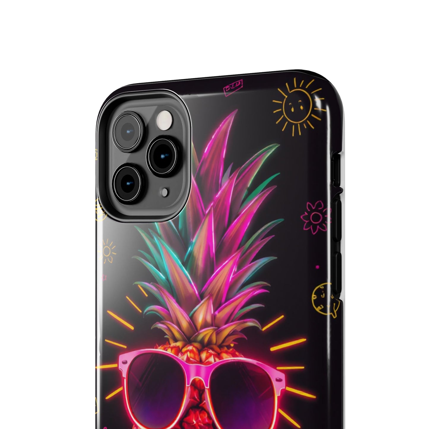 Tough Pineapple Phone Case - Cool, Vibrant Design Perfect for Summer Vibes