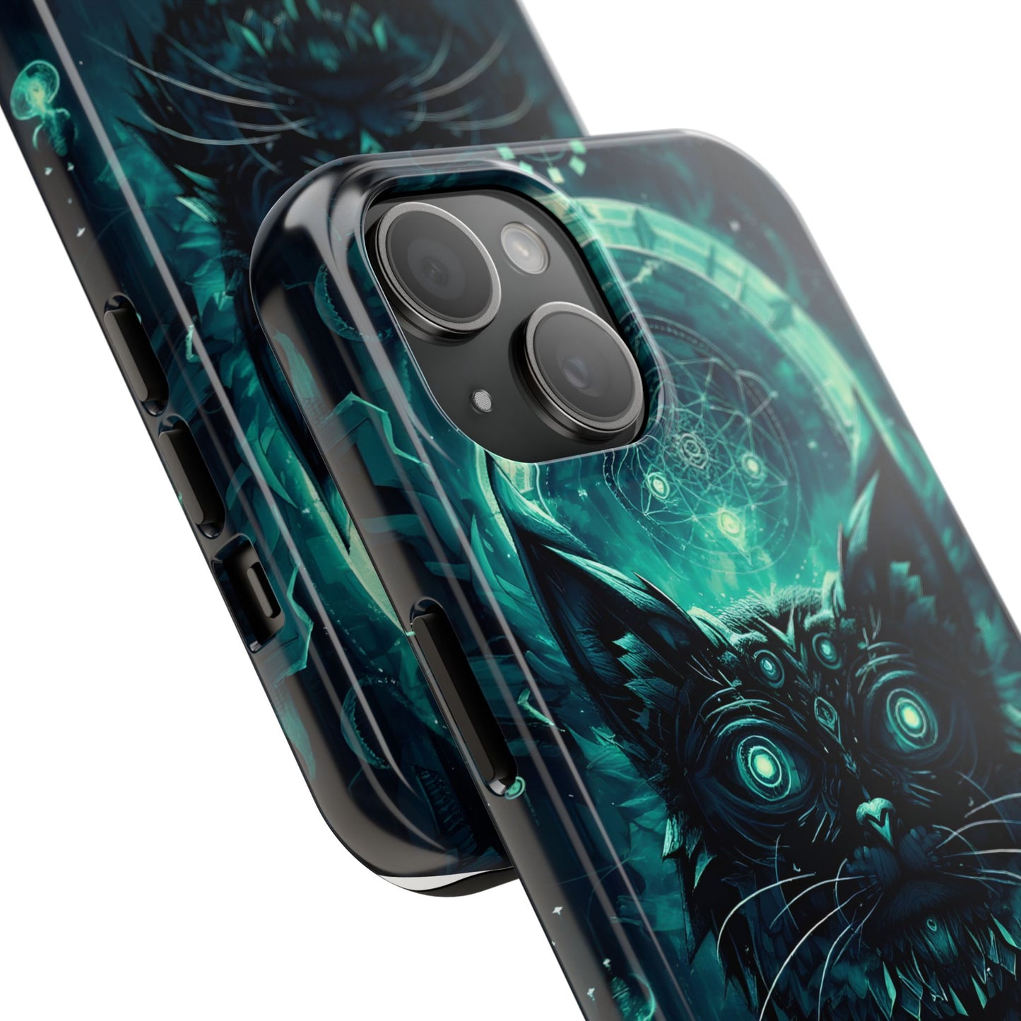 Mystical Dark Cat Phone Case - Tough Protective Cover for Cat Lovers - for iPhone